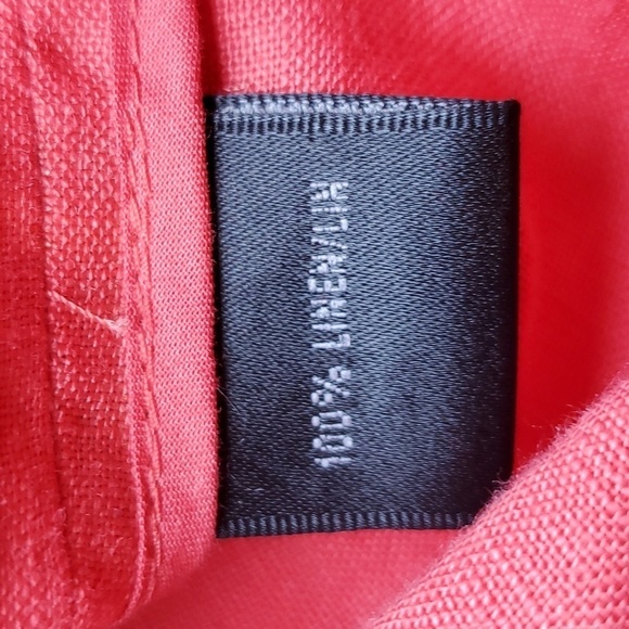 Lafayette 148 New York Coral Lightweight Linen Cowl Neck Jacket 8 - Picture 5 of 7